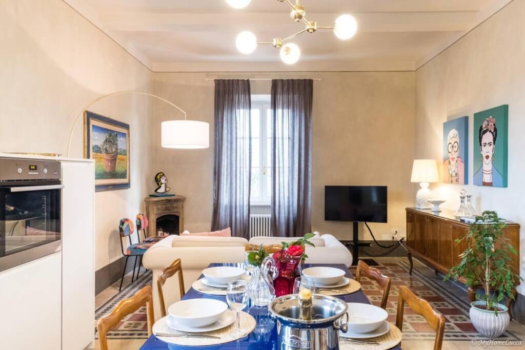 Casa Maria - Attico Di Lusso Vicino Alle Mura 卢卡 外观 照片